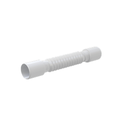 Гофрированная труба AlcaPlast A710 L=340-780 мм, 40x40 мм - фото 337809