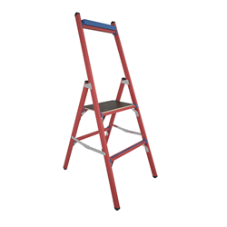 Диэлектрическая стремянка с симметричной опорой Диэлектрик ССД-0,7 2 ступени - фото 338992