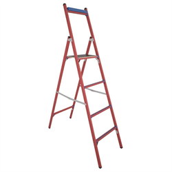 Диэлектрическая стремянка с симметричной опорой Диэлектрик ССД-1,5 4 ступени - фото 339002