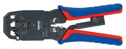Пресс-клещи KNIPEX для обжима и опрессовки наконечников типа Western KNIPEX KN-975112SB - фото 34241