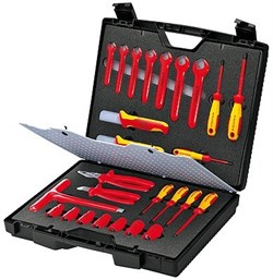 Набор изолированных инструментов в чемодане, 26 предметов KNIPEX KN-989912 - фото 35148