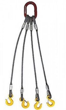 Строп канатный TOR 4СК г/п 5,0 т 9,5 м, шт - фото 353523