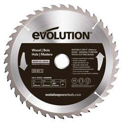 Диск по дереву 230х25,4х2,4 мм Evolution EVOBLADE230WD - фото 360781