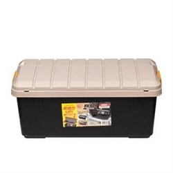 Экспедиционный ящик IRIS OHYAMA RV BOX 800 c двойной разделенной крышкой ORCHER/BLACK 78,5x37x32,5 см - фото 361490