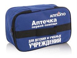 Аптечка АППОЛО для образовательных учреждений в соответствии с письмом № 01-34-4995/11 от 05.09.2011г. ДЗ г.Москвы до 15 чел.(сумка) - фото 363431