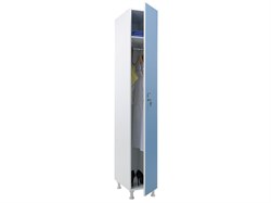 Шкаф для раздевалок ПРАКТИК WL 11-30 голубой/белый S35599615338 - фото 380223