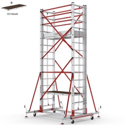 Телескопическая вышка-тура CAGSAN Telesafe XL PRO 7,17 м S008XLN-PR - фото 381777