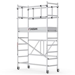 Алюминиевая вышка со складной базой CAGSAN ProTUBE F180 3,0 м - фото 382021
