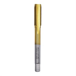 Машинно-ручной однопроходный метчик ПрофОснастка Эксперт №102 HSS M2 TiN, ISO 529 М12x1 50211037 - фото 384707