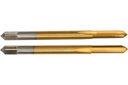 Комплект ручных двухпроходных метчиков (I/II) ПрофОснастка Эксперт №178 HSS M2 TiN, ISO 529 М17x1,5 50311048 - фото 384969