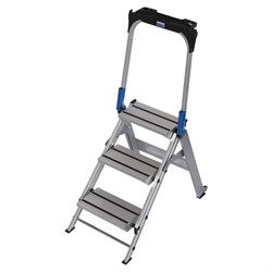 Складной трап Krause Stabilo Professional 1х3 с дугой безопасности 2,65 м 810304 - фото 386226