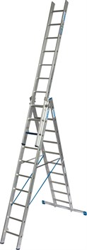 Трехсекционная универсальная лестница Krause Stabilo +S 3х10 131669 - фото 386925