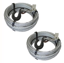 Канат 19,5 мм (150 м) для лебедки TOR с Кч-7,0т 320А опрессовка - фото 398898