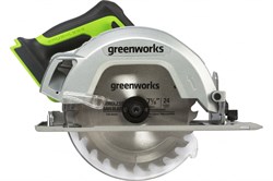 Пила циркулярная аккумуляторная 24V GREENWORKS GD24CS - фото 405105