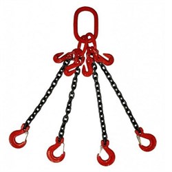 Строп цепной TOR 4СЦ г/п 6,7 т 3,0 м с укорачивающими крюками, звено 26,5т