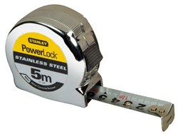 Рулетка Powerlock 5 м. с лентой из нержавеющей стали Stanley 0-33-299