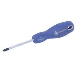 Отвертка крестовая Phillips, PH1, 75 мм, держатель МАСТАК 041-01075H 041-01075H - фото 675806