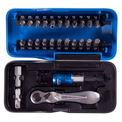 Набор вставок (бит) серии "АТОМ", 1/4", PH, PZ, Hex, Torx, 26 предметов KING TONY 1026CQ-AM TONY - фото 676162