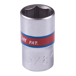Головка торцевая стандартная шестигранная 1/4", 3/8", дюймовая KING TONY 233512S TONY - фото 678325