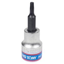 Насадка (бита) торцевая 3/8", Torx, T15, L = 50 мм KING TONY 302315 TONY - фото 678469