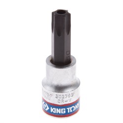 Насадка (бита) торцевая 3/8", Torx, T50, L = 50 мм, с отверстием KING TONY 302750 Tony - фото 678504