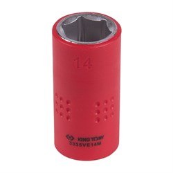 Головка торцевая диэлектрическая шестигранная 3/8", 14 мм KING TONY 3335VE14M TONY - фото 678725