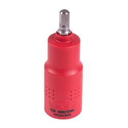Насадка (бита) торцевая диэлектрическая 1/2", HEX, 6 мм, L = 75 мм KING TONY 4025VE06 TONY - фото 679534