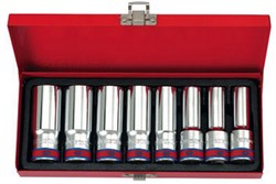 Набор глубоких торцевых головок 1/2", двенадцатигранные, 1/2"-15/16", 8 предметов KING TONY 4208SR TONY - фото 679689