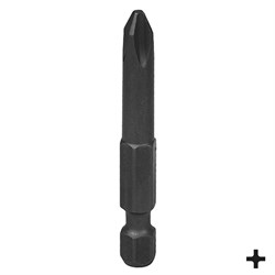 Вставка (бита) торцевая 1/4", Phillips, PH3, 50 мм, для шуруповерта KING TONY 715003P TONY - фото 681162