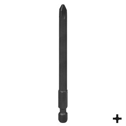 Вставка (бита) торцевая 1/4", Phillips, PH3, 90 мм, для шуруповерта KING TONY 719003P TONY - фото 681201