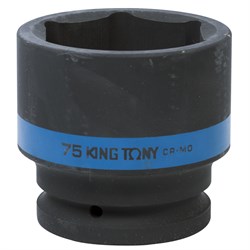 Головка торцевая ударная шестигранная 1", 75 мм KING TONY 853575M TONY - фото 681773