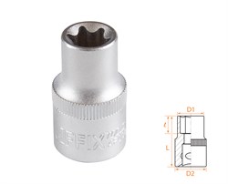 Головка торцевая TORX Е-стандарт 1/2", E14 AFFIX AF00043014 AF00043014 - фото 682430
