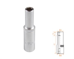 Головка торцевая глубокая шестигранная 1/4", 5,5 мм AFFIX AF00120055 AF00120055 - фото 682453