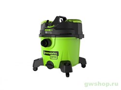 Пылесос строительный GREENWORKS G120WDV 220V Greenworks 4701207 - фото 685947