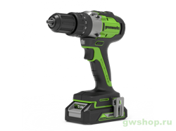 Шуруповерт аккумуляторный Ударный 24V GREENWORKS GD24DD60 с АКБ 2АЧ и ЗУ Greenworks 3704107UA - фото 688359