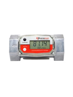 Электронный счетчик для бензина и ДТ Petropump AC-TM1.5 1 1/2" BSP (F), 20-200 л/мин PP820003 - фото 689585