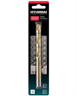 Сверло Hyundai по металлу 12,0x151/101мм Hyundai 202124