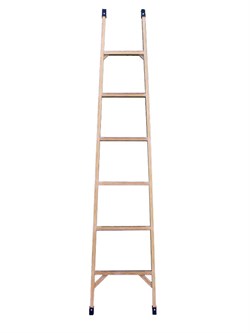 Приставная диэлектрическая лестница 5 ступеней ЛСП-2,0-К55П - фото 77723