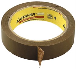 Упаковочная лента Stayer Master коричневая 25мм 1207-25 - фото 81480