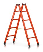 Двухсторонняя диэлектрическая стремянка Zarges Z600 2х4 41261