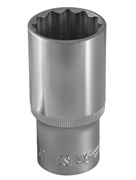 Торцевая 12-гранная головка Jonnesway глубокая 1/2"DR, 22 мм S04HD4722