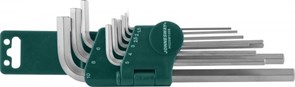 Набор шестигранных ключей Jonnesway Long 9 предметов H02SM109S