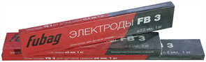 Сварочные электроды Fubag FB 3 D=2.5 мм, пачка 1 кг