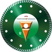 386 Отрезной алмазный круг  (Turbo 115x2,2x10x22,2    гранит 5)  сухая  Professional