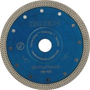 Алмазный отрезной диск Hilberg Турбо Ультратонкий Х-тип 150x22,23 мм Trio-Diamond HM403