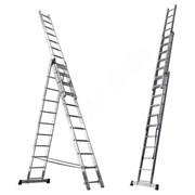 Алюминиевая трехсекционная лестница Алюмет HS3 3х12 6312