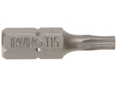 Бита-звездочка Irwin 1/4” T15х25, 10шт 10504352