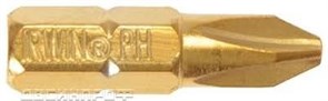 Крестовая бита Irwin TIN 1/4" PH1x25, 10шт 10504333