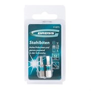 Набор шлицевых бит Gross SL4x25, 2 шт 11371