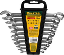 Набор комбинированных ключей Kraftool Expert 6-22 мм, 10шт 27079-H10C